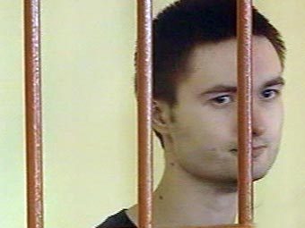 Бывший сотрудник ЛОВД "Домодедово", капитан милиции Михаил Артамонов. Съемка Первого канала, архив