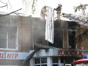 Пожар в Ухте, фото с сайта ukhta.ru