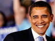 Барак Обама после объявления результатов праймериз в Северной Каролине. Фото AFP