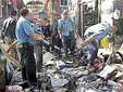 Последствия взрыва на Черкизовском рынке. Фото AFP, архив