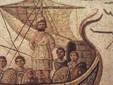 Римская мозаика с Одиссеем и его спутниками