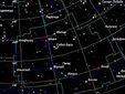 Участок карты звездного неба в районе созвездия Пегас. Изображение с сайта stars.org.ua