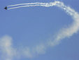 Демонстрационный полет на авиасалоне Фарнборо. Фото AFP