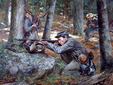 Стрелки времен Гражданской войны в Северной Америке. Иллюстрация с сайта www.slavinsgallery.com