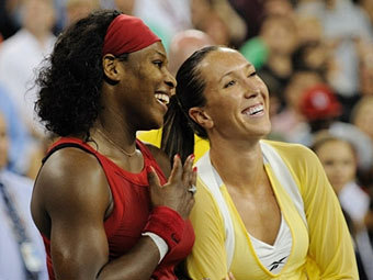 �������������� US Open - 2008 ������ ������� (�����) � ����� �������. ���� AFP