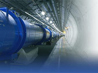 Туннель ускорителя БАК. Фото CERN