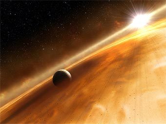 �������� ��������� �����������, ������������ ������ �����������. ����������� ESA, NASA, and L. Calcada (ESO for STScI)