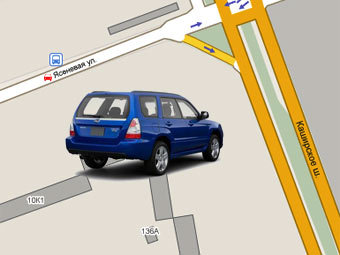 Subaru Forester �� ���� ����� ������ ������������ � ����� Google Maps