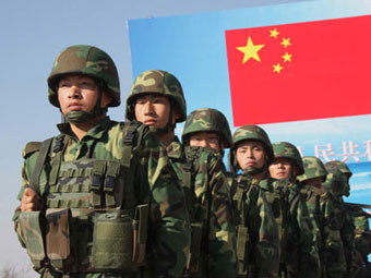 Китайские военнослужащие. Фото с сайта people.com.cn