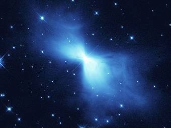 Туманность Бумеранг - один из самых холодных объектов во Вселенной. Изображение ESA/NASA