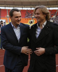 Андрей Кобелев и Валерий Карпин. Фото с официального сайта 