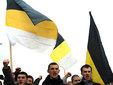 Сторонники националистических движений на митинге в Москве. Фото Дмитрия Серебрякова для "Ленты.ру"