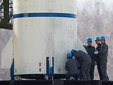 Ракета "Ынха-3" на стартовой площадке. Фото Reuters