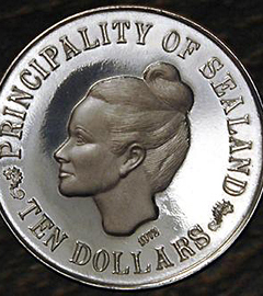 Монета княжества Силенд. Фото с официального сайта княжества