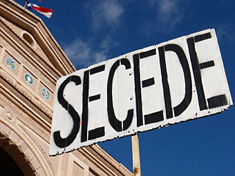 Митинг за отделение Техаса. Фото с сайта texastribune.org