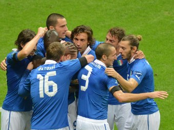 Футболисты сборной Италии. Фото (c)AFP