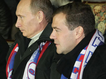 Владимир Путин и Дмитрий Медведев. Фото РИА Новости, Алексей Никольский