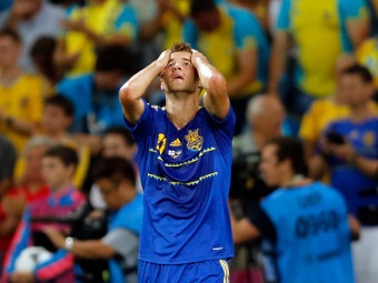 Андрей Ярмоленко в матче против сборной Англии. Фото Reuters