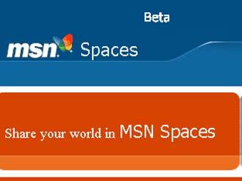 �������� ����� MSN Spaces