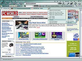 Netscape 0.5.6+, ����������� � ����� ������� PC World 