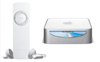 iPod Shuffle � Mac Mini 
