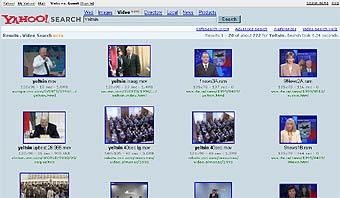 ��������� ������� Yahoo! Video Search 