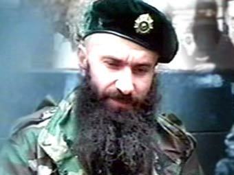 Шамиль Басаев, кадр телеканала РенТВ, архив