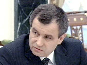Министр внутренних дел Рашид Нургалиев, кадр Первого канала, архив