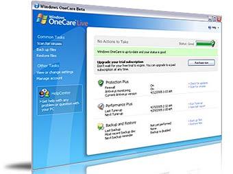 Windows OneCare, ����������� � ����� Microsoft 