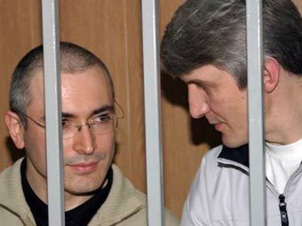 Михаил Ходорковский и Платон Лебедев, фото пресс-центра Михаила Ходорковского 