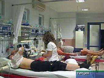 Пострадавшие в аварии, кадр телеканала НТВ