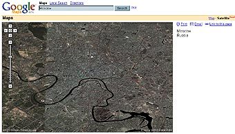 ������ �� ����� Google Maps 