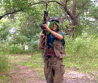 Чеченский боевик. Кадр НТВ, архив