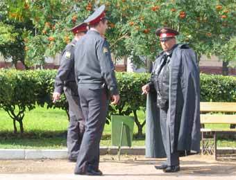 Московские милиционеры. Фото Татьяны Бисноватой, Lenta.Ru