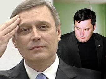 Михаил Касьянов (кадр НТВ) и Александр Хинштейн (фото с сайта hinshtein.ru)