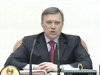 Михаил Касьянов, кадр Первого канала, архив