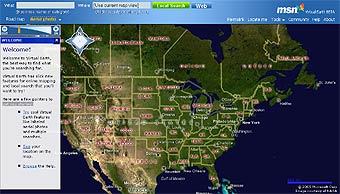�������� ����� MSN Virtual Earth 