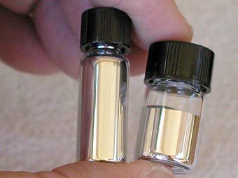 Пузырьки со ртутью, фото с сайта wisc.edu 