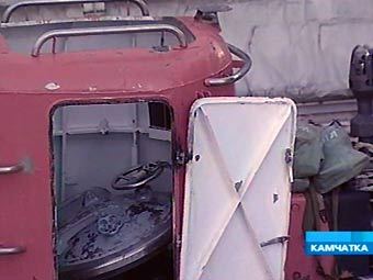 Рубка батискафа АС-28, кадр Первого канала, архив
