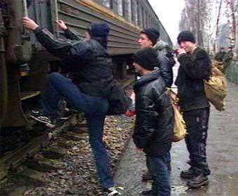 Призывники. Кадр Первого канала, архив