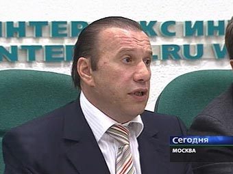 Первый вице-президент "Интеко" Виктор Батурин, кадр телеканала НТВ 