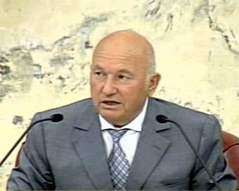 Юрий Лужков. Кадр НТВ, архив