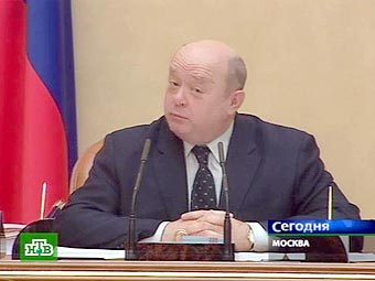 Михаил Фрадков. Кадр телеканала НТВ 
