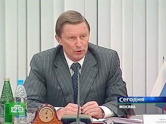 Глава Минобороны России Сергей Иванов. Кадр НТВ, архив