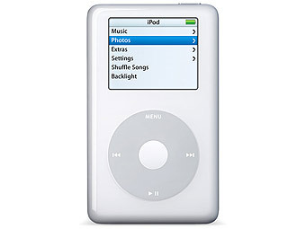 Плеер iPod, фото с сайта ipod.com