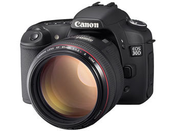 Canon EOS 30D.   Canon 