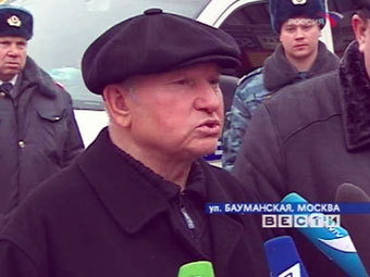 Юрий Лужков, съемка телеканала ''Россия''