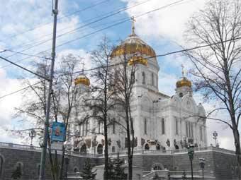 Храм Христа Спасителя. Фото Артура Рау, Lenta.Ru