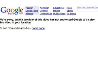 �������� ������� Google Video 