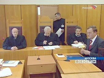 Заседание Верховного суда по делу трансплантологов. Кадр телеканала "Россия"